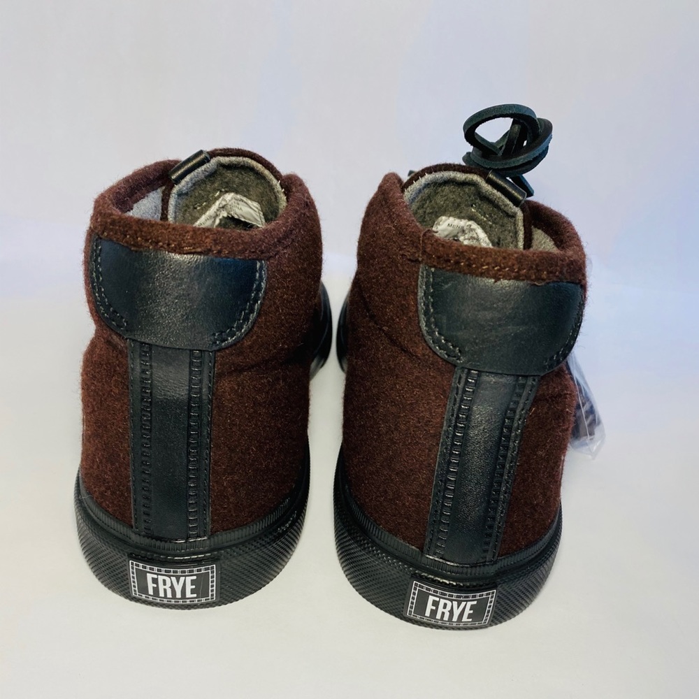 BRAND NEW FRYE men Ludlow high sneaker shoes wool - Picture 4 of 8